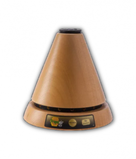 Model L2, propolis wooden diffuser with ionizer in neutral wood finish